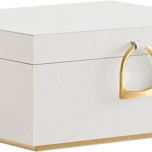 2-Layer Jewelry Box, Jewelry Organizer with Handle, Removable Jewelry Tray, Jewe